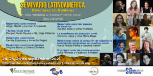 Conoce a los maestros del primer simposio Latinoamérica: Directores sin Fronteras