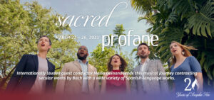 La Maestra María Guinand dirige al ensamble Seraphic Fire en  “Sacro y Profano”