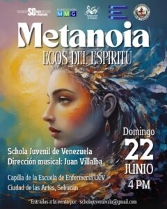 Metanoia: Un concierto que transformará corazones con la Schola Juvenil de Venezuela